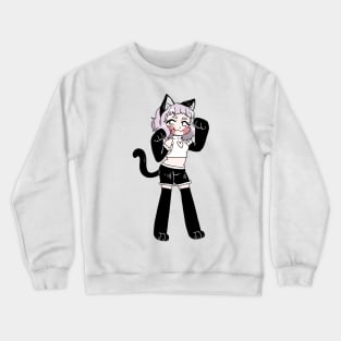 Cat Girl Crewneck Sweatshirt